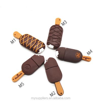 China Stick OEM Gifts Mini Food Chocolate Ice Cream Model Usb Flash Drive Pendrive Memory Stick for sale