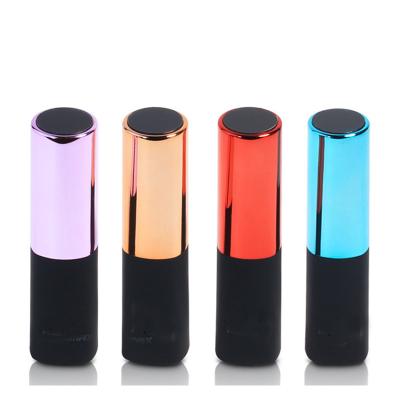 China 2600mAh Lipstick Design Power Bank Phone Rechargeable External Backup Charger For Women 92*82*22mm for sale