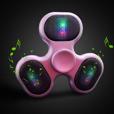 China Cool Spinner Mini Portable Speaker Hand Spinner Wireless Toy Walking Hand Toy ABS Anti Effort Restless Person for sale