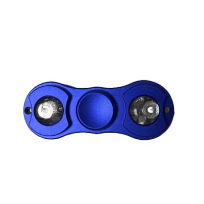 China High Speed ​​Led Glowing Night Lighting 3d Hand Spinner Lowes Rotation Metal Vision Spinner 2 Battery Moving Person Spinner for sale