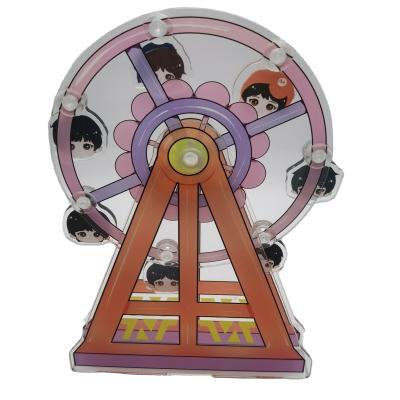 China Promotion Gift Acrylic Ferris Wheel Anime Ferris Wheel Special Hot Selling Plastic Standee for sale