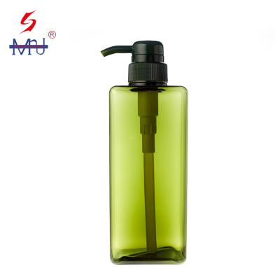 China Recyclable Cosmetic Plastic Container Empty Pet Pump Shampoo / Plastic Lotion Bottle for sale