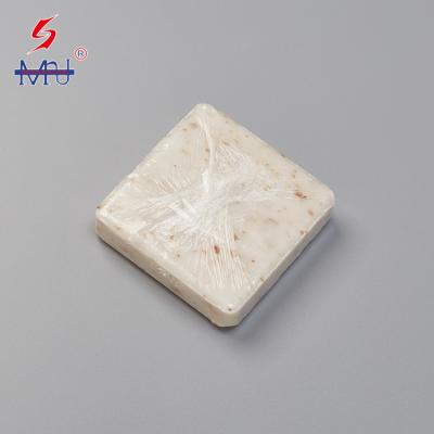 China Hotel Start Amenities 6 Size Coconut Disposable Bath Bar Soap for sale