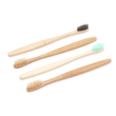 China OEM Eco - Friendly Environmental Water Resistant Bamboo Toothbrush With Charcoal Bristle for sale