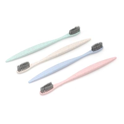 China Private Label Eco - Friendly Adult Biodegradable Toothbrush Eco Friendly For Hotel for sale