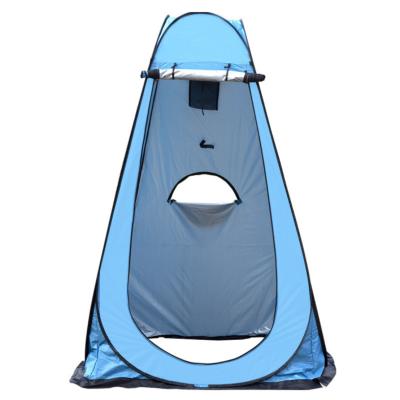 China UV-Resistant Outdoor Camping Shower Waterproof Quick Folding Pop Up Tent Double Toilet Tent Camping Tent for sale