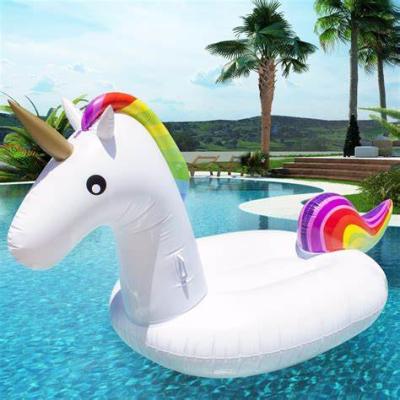 China Inflatable Float Rider Custom Big Unicorn Pool Water Entertainment Float Inflatable Float Water Unicorn Toys for sale