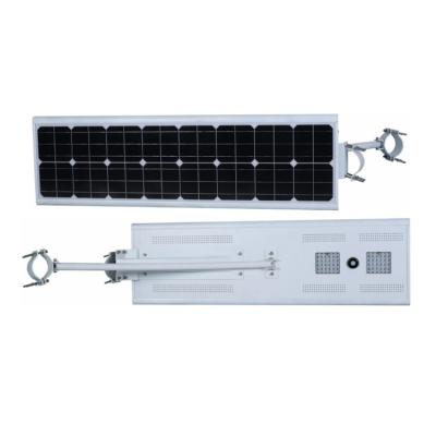 China ROAD PIR Motion Control Solar Powered Street Lighting White Solar Street Light 50W Post for sale