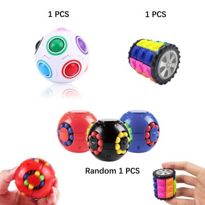 China Pressure Relieve 3 Pcs Amazon Hot Selling Restless Persons Stress Relif Restless Person Toys Sensory Toy Set 2021 For Children And Adult for sale