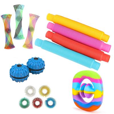 China Push Noise Wiggle Toy Set 2021 New Amazon Hot Selling Anti Stress Toys Stress Reliever Wiggle Toy Set For Adult And Children for sale