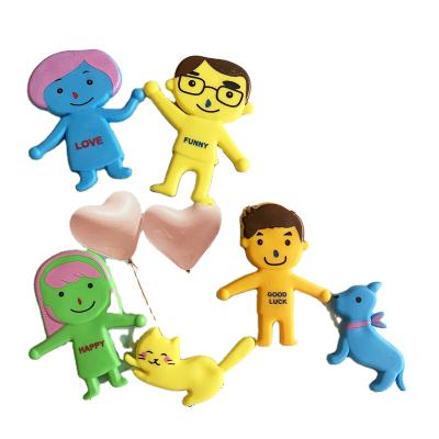 China Stretchable Tiktok In Running Hot Mini Figure Toy TPR Soft Stretchy Person Toys Soft Egg Toy Halloween Capsule Promotional Gift for sale