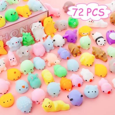 China Relieve TPR Squishies Toy Animal Mochi Moji Kids Figure Egg Fillers Stress Easter Newly Kawaii Novelty Trigger Toys Christmas Gifts for sale