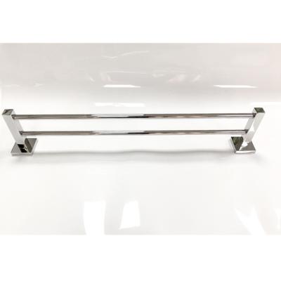 China Fashion Bathroom Accessories 304 Stainless Steel Towel Racks High Quality Durable Double Rod for sale