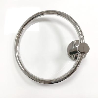 China Modern Low Price High Quality Durable Bathroom Accessories 304 Stainless Steel Towel Ring for sale