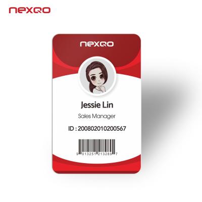 China PVC/PET/Bio PVC CR80 Student ID Card With Serial Number Offsetting Customized Printing Plastic Card for sale