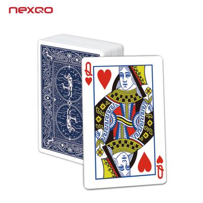 China Hot Selling Professional PVC Gold PVC Poker Plastic Playing Cards for sale