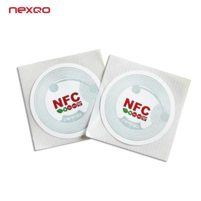 China Customized Wholesale Disposable Waterproof/Waterproof Tag NFC Customized Printing Sticker For E-payment for sale