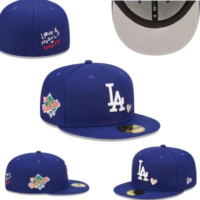 China 6 Panels JOINT Wholesale Unisex Sports Fitted Hat 3D Embroidery Snapback High Quality Baseball M.L.B Fitted Cap for sale