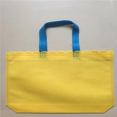 China Custom Logo Fabric Non Woven Shopping Bag Waterproof Portable Reusable Eco Friendly Non - Woven Shopping Bags Bags for sale