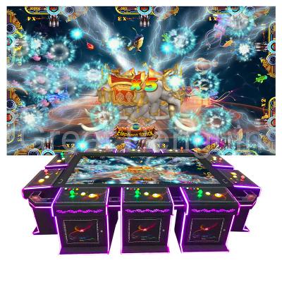 China Blue phoenix fortune king eco chines metal foldable table joystick kids fishing aladdin revenge baby fish table game game for sale