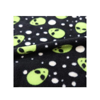 China Soft 100% double sided thick waterproof polyester fabric wholesale and heat printing fleece sensitive fabric for sale