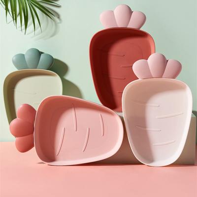 China Fruit Shape Minimalist Plastic Dishes For Snack Fruit Food Serving Plastic Cute Dishes For Table Home Decoration Stylish Modern Dish for sale