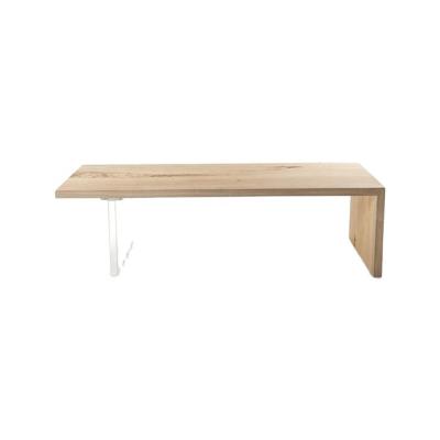 China Wooden coffee table (other) New design adjustable home furniture with acrylic legs. for sale