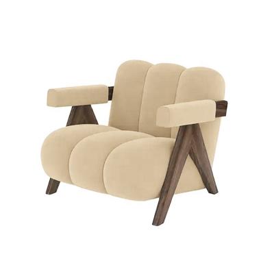 China Luxury hotel modern single lounge accent chair with Oeko-Tex fabric. for sale