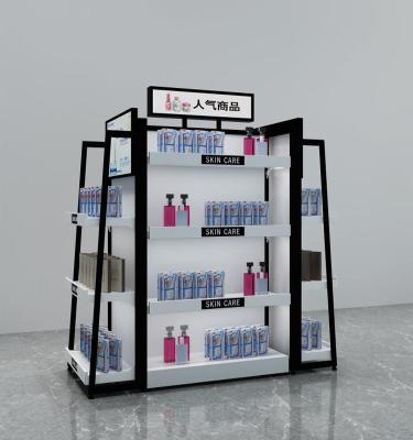 China Morden Wholesale China Beauty Products Store Shelf Display Stand, Cosmetics Display Stand for sale