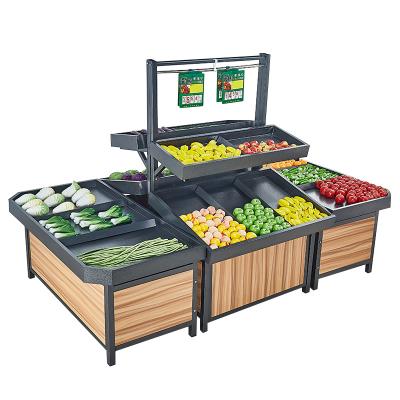 China For vegetable and fruit vegetable shelf supermarket shelf fruit vegetable vegetable rack for sale for sale