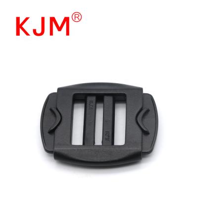 China Eco-friendly original KJM factory 25mm plastic belt adjuster ladder lock buckle double regulation clip for baby car for sale