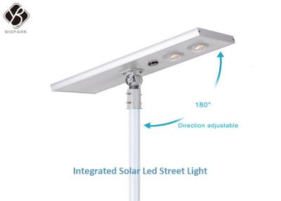 China SMD3030 Chip Integrated Solar Street Light 20W - 120W PIR Motion Sensor for sale