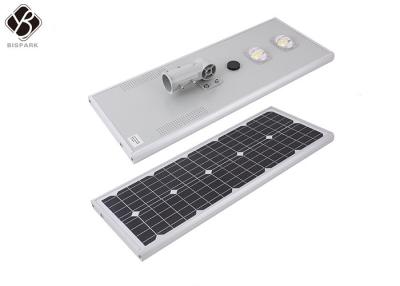 China Luz de rua LED solar integrada de 60 W com sistema solar de controle automático de intensidade à venda