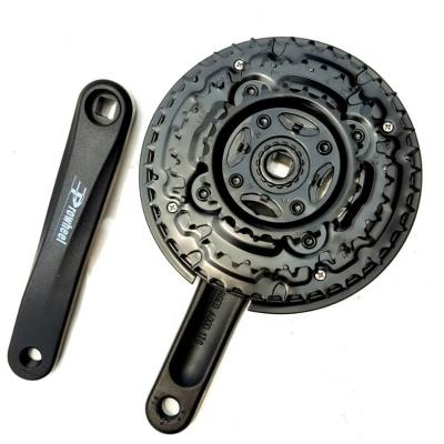 China Hot Sale Mountain Bikes Prowheel Aluminum Alloy 170mm Bike Crankset 42T 6/7/8 Speed ​​Bicycle Sprocket and Crank for sale