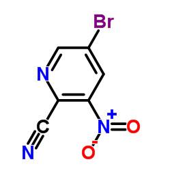 China 5-Bromo-2-Cyano-3-Nitropyridine Purity 98% C6H2BrN3O2 crystalline powder for sale