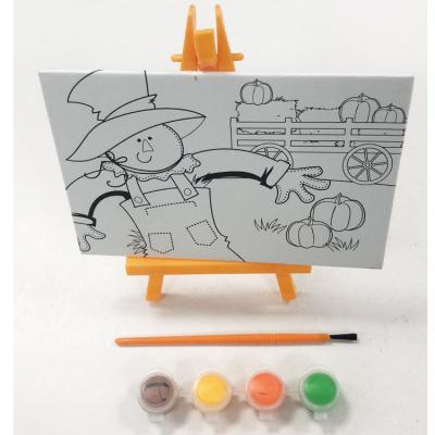 China DIY Paint 2021 Educational Children Drawing Writing Education DIY Painting Cloth Paintings Set Colors for sale