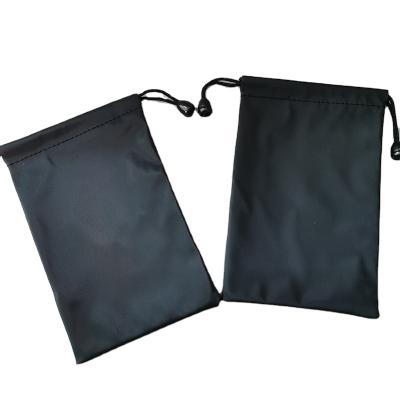 China Business& Buy good selling cheap black printing custom waterproof PU drawstring bag PU drawstring pouch for sale