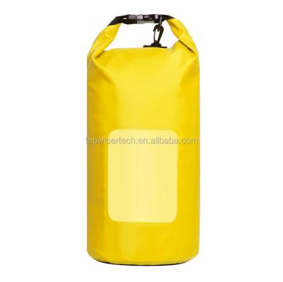 China Custom Logo Water Resistant Waterproof Dry Bag Package for Camping Kayaking Floating Boating drybag with window for sale