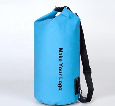 China 25L PVC Tarpaulin Waterproof Floating Swimming Surfing Hunting Dry Bag Backpack, Custom Logo Waterproof Ocean Pack Dry Bags Free Sample for sale