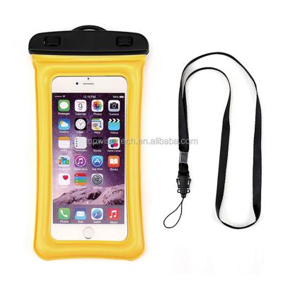 China 2019 Quality Reliable Waterproof Dustproof Sandproof / Waterproof Inflatable Mobile Phone Bag For Surfing for sale