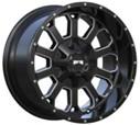 China Black Car Aluminum 20 Inch Alloy Wheels KIN - 381 CB 87.1-110.2 for sale