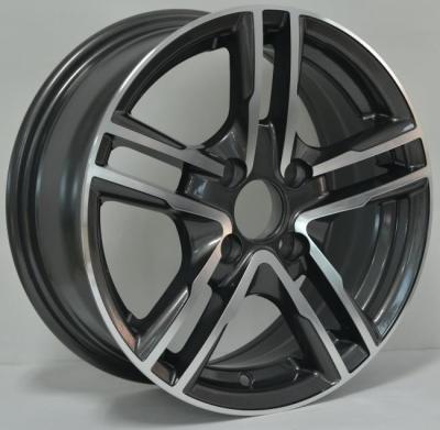 China Full Painted Chrome 13 Inch Alloy Wheels with Machine Cut Face for Car KIN-169 for sale