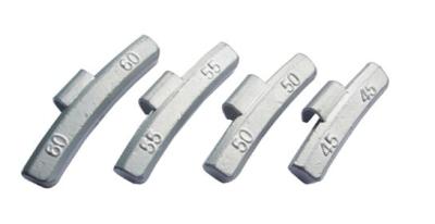 China Lead Alloy Wheel Balancing Weights 100 Grammes With Clip-On Type Plumbum for sale