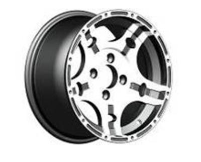 China Full Painted 14 Inch Alloy Wheels 4 Hole 20 ET , Super Concave Design for sale