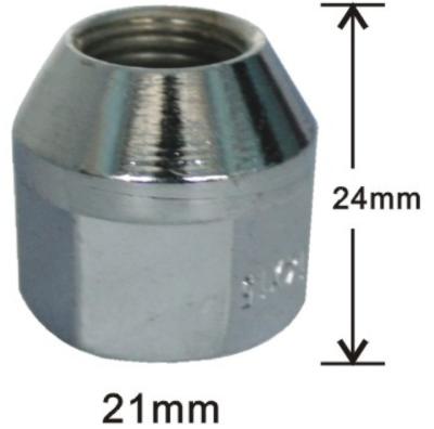 중국 차 합금 바퀴 견과 24mm* 21mm 판매용