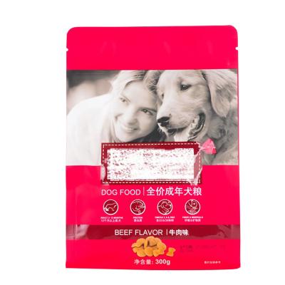 China Security Color Printing Dog Pet Snack Food Packaging Bag With Ziplock for sale