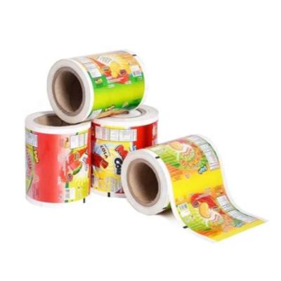 China Custom printed snack food packaging moisture proof roll film for sale for sale