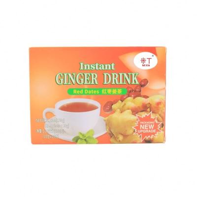 China Beauty Detox Organic Ginger Tea Red Dates Ginger Tea Custom Instant Tea Bag Lemon Powder for sale