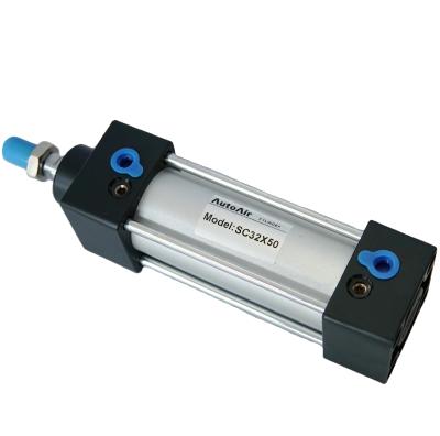 China Retail Standard SC Series Aluminum Pneumatic Cylinders Air Pneumatic Cylinder for sale