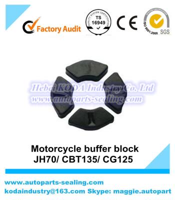 China Motorcycle Damping Rubber Block/ Motorcycle buffer block  JH70/CBT135/CG125 for sale